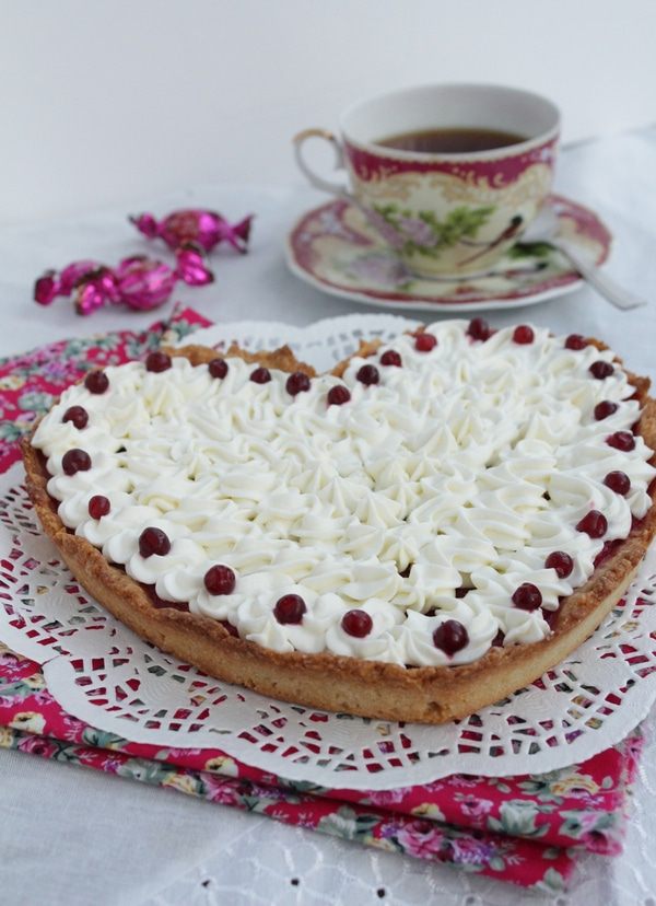 Брусничный тарт