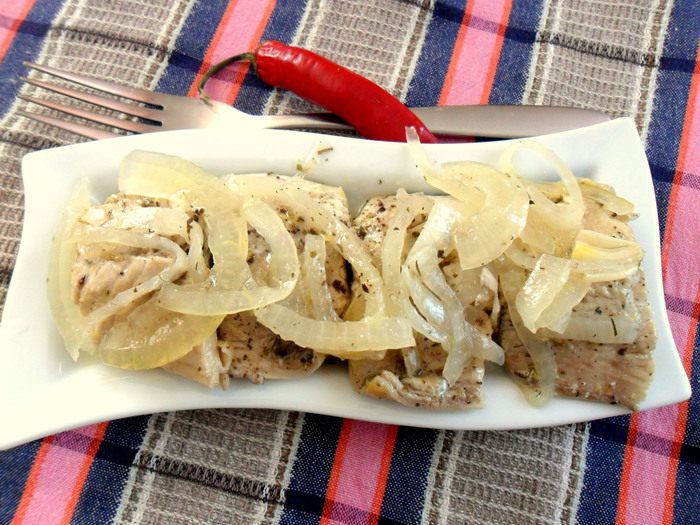 Маринованная скумбрия