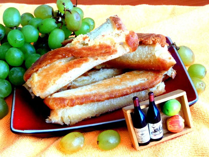 Хлебные сырные трубочки