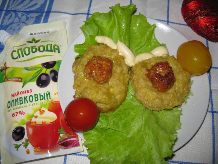 Картофельные "гнездышки"