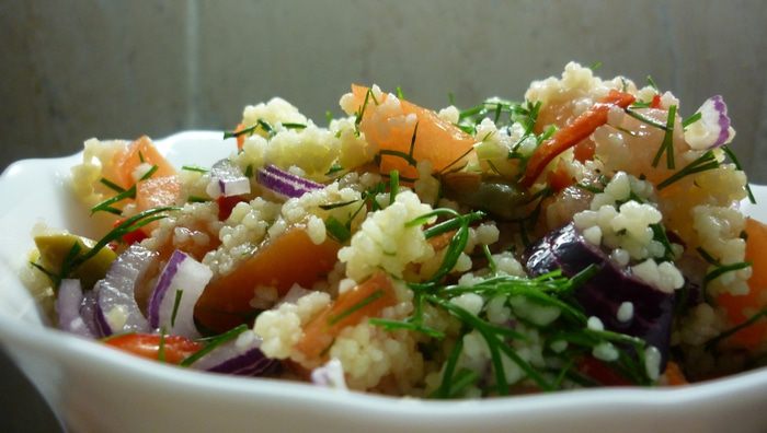 Мой самый любимый в-кус-кус-ный салат