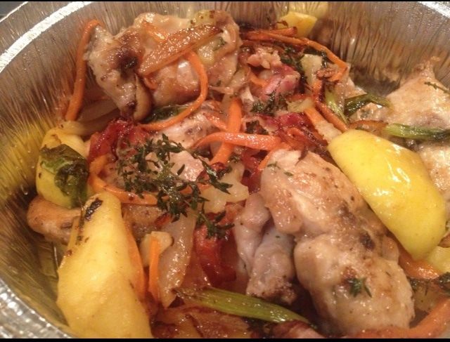 Кролик в белом вине