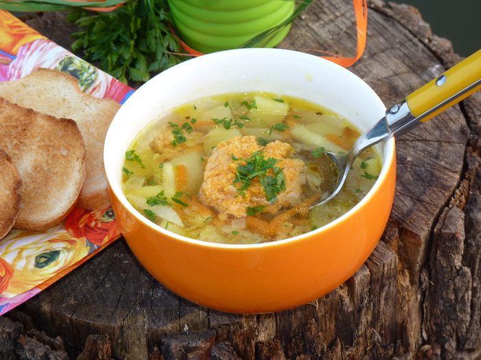 Легкий суп «Икринка»