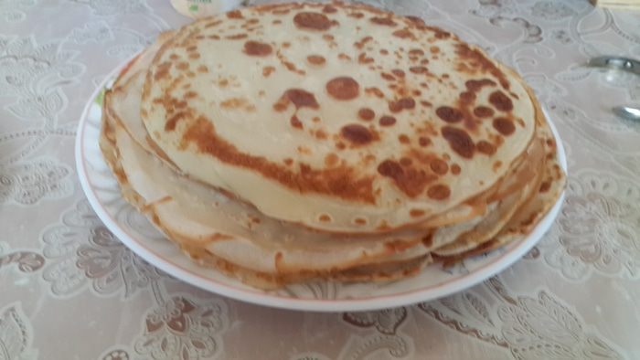 Блины на молоке 