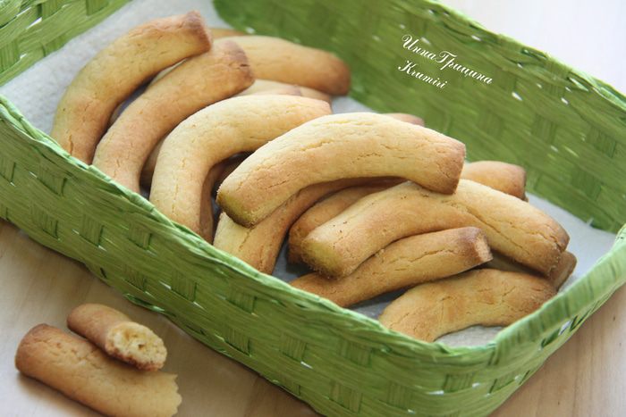 Итальянское кукурузное печенье "Крумири" («Krumiri»)