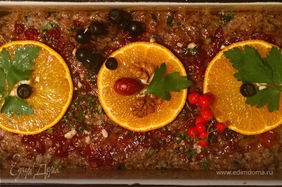 Аппетитный террин «Французская уточка» 