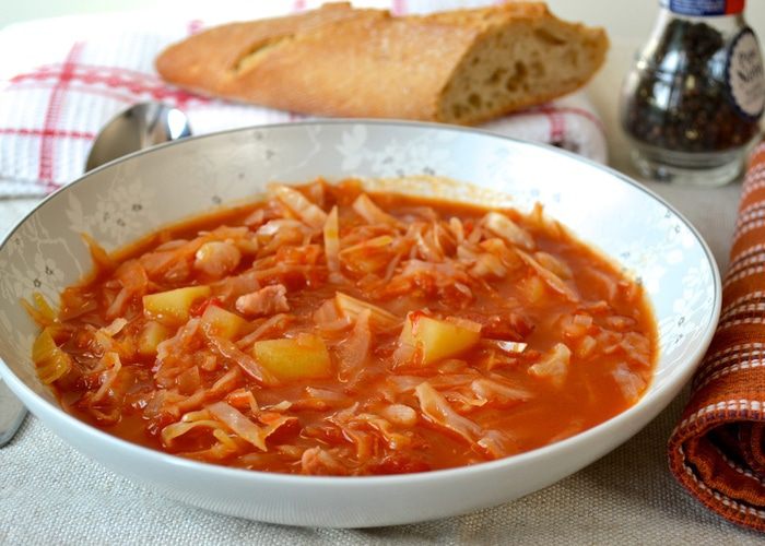 Ирландский суп с капустой и беконом (Irish Bacon and Cabbage Soup)