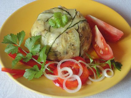 Тимбаль из цукини