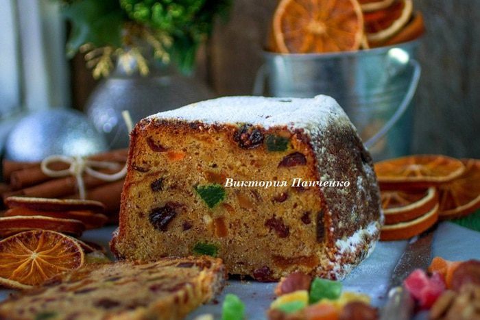 Пряный рождественский кекс
