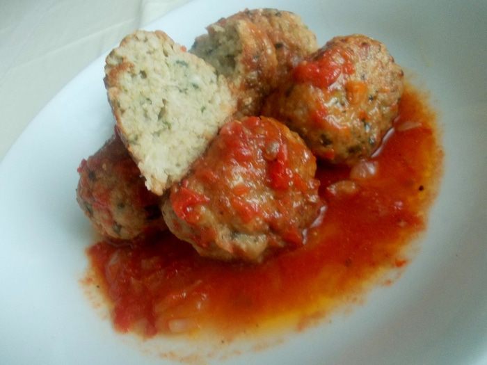 Рыбно-шпинатные тефтели