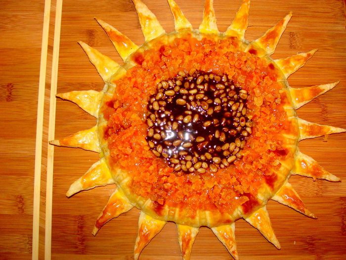 Пирог "Подсолнух" (два варианта начинки)